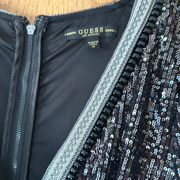 NWT GUESS Patrice Sequins Dress - Picture 3 of 7